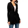Gibsonlook My Way Belted Convertible Cardigan In Black