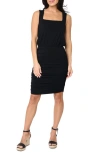 Gibsonlook Ruched Tank Dress In Black