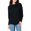 Gibsonlook Slouchy Luxe Boatneck Top In Black