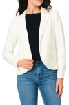 Gibsonlook Stretch Knit Jacket In Ivory