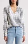 Gibsonlook The Amelia Stripe Henley Top