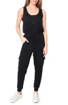 GIBSONLOOK THE LUXE ESSENTIAL CARGO JUMPSUIT