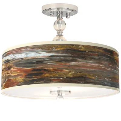 Giclee Gallery 16" Wide Embracing Change Shade Ceiling Light