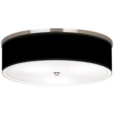 Giclee Gallery All Black 20 1/4" Wide Modern Ceiling Light