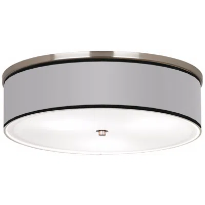 Giclee Gallery All Silver Nickel 20 1/4" Wide Ceiling Light