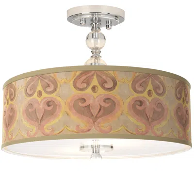 Giclee Gallery Aurelia Giclee 16" Wide Semi-flush Ceiling Light