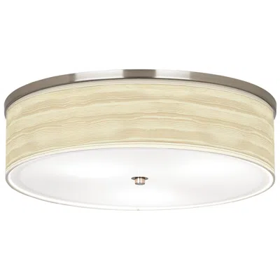 Giclee Gallery Birch Blonde Shade 20 1/4" Wide Drum Ceiling Light