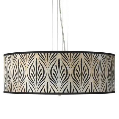 Giclee Gallery Calathea Gem Giclee 24" Wide 4-light Pendant Chandelier