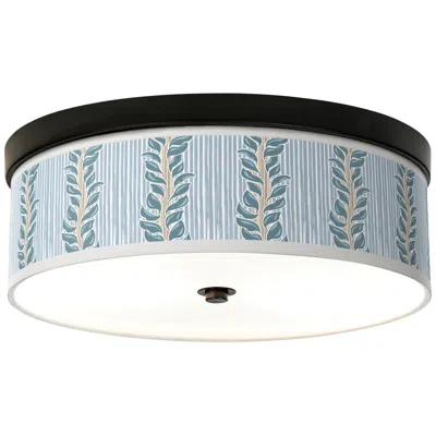 Giclee Gallery Drifting Petals 14" Wide Bronze Led Ceiling Light