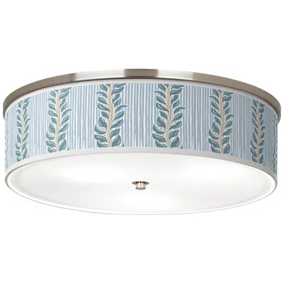 Giclee Gallery Drifting Petals Giclee Nickel 20 1/4" Wide Ceiling Light