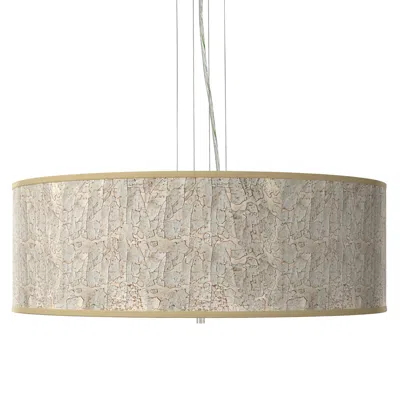Giclee Gallery Giclee Glow Al Fresco 24" Wide 4-light Modern Drum Pendant Chandelier