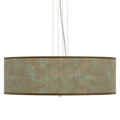 Giclee Gallery Interweave Patina Giclee 24" Wide 4-light Pendant Chandelier