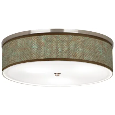Giclee Gallery Interweave Patina Giclee Nickel 20 1/4" Wide Ceiling Light