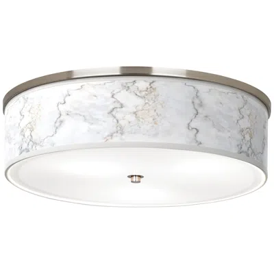 Giclee Gallery Marble Glow Giclee Nickel 20 1/4" Wide Ceiling Light