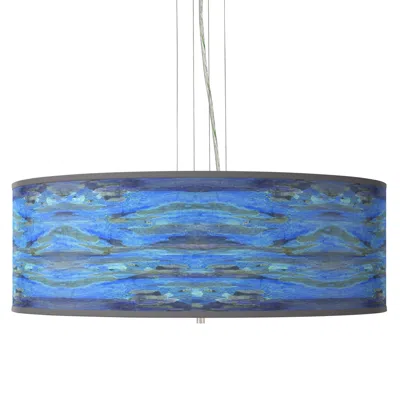 Giclee Gallery Oceanside Giclee 24" Wide 4-light Pendant Chandelier