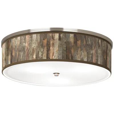 Giclee Gallery Paper Bark Giclee Nickel 20 1/4" Wide Ceiling Light