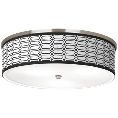 Giclee Gallery Rhombi Giclee Nickel 20 1/4" Wide Ceiling Light