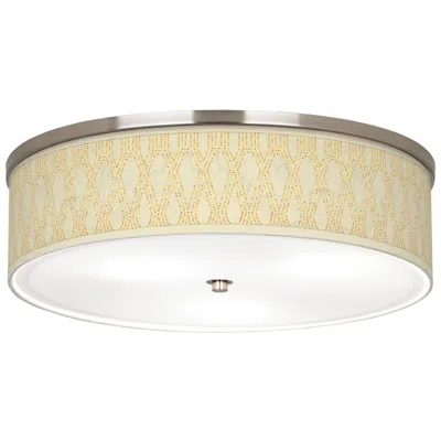 Giclee Gallery Roman Pebbles Giclee Nickel 20 1/4" Wide Ceiling Light