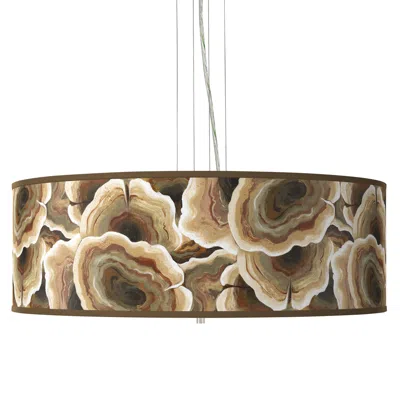 Giclee Gallery Ruffled Feathers Giclee 24" Wide 4-light Pendant Chandelier