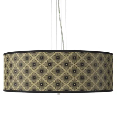 Giclee Gallery Rustic Flora Giclee 24" Wide 4-light Pendant Chandelier