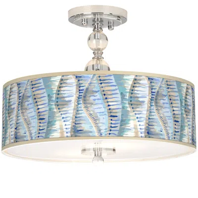 Giclee Gallery Siren 16" Wide Semi-flush Ceiling Light