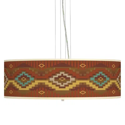 Giclee Gallery Southwest Sienna Giclee 24" Wide 4-light Pendant Chandelier