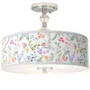 Giclee Gallery Spring's Joy 16" Wide Semi-flush Ceiling Light