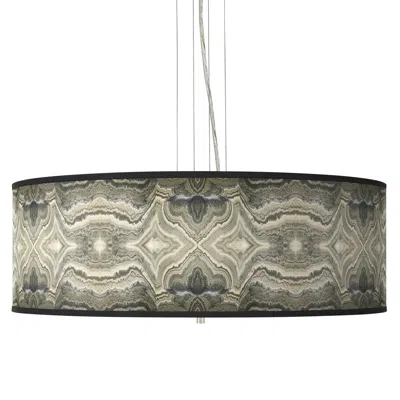 Giclee Gallery Sprouting Marble Giclee 24" Wide 4-light Pendant Chandelier