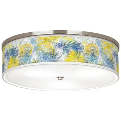 Giclee Gallery Starry Dawn Giclee Nickel 20 1/4" Wide Ceiling Light