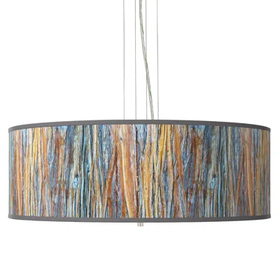 Giclee Gallery Striking Bark 24" Wide 4-light Pendant Chandelier