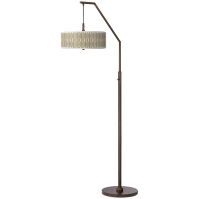 Giclee Gallery Swell Bronze Downbridge Arc Floor Lamp