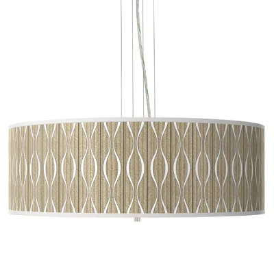 Giclee Gallery Swell  24" Wide 4-light Modern Pendant Chandelier