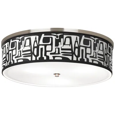 Giclee Gallery Tempo Giclee Nickel 20 1/4" Wide Ceiling Light