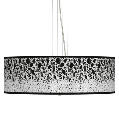 Giclee Gallery Terrazzo Giclee 24" Wide 4-light Pendant Chandelier