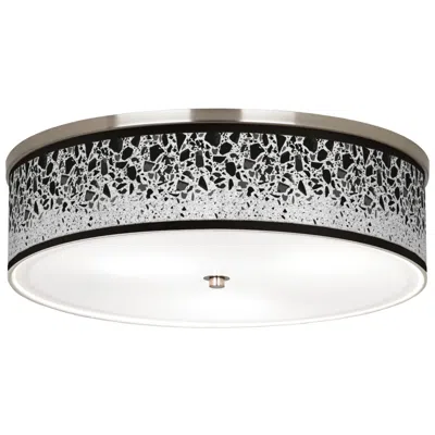Giclee Gallery Terrazzo Giclee Nickel 20 1/4" Wide Ceiling Light