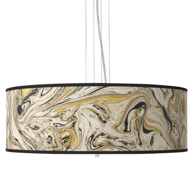 Giclee Gallery Venetian Marble Giclee 24" Wide 4-light Pendant Chandelier