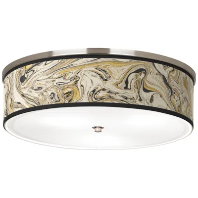 Giclee Gallery Venetian Marble Giclee Nickel 20 1/4" Wide Ceiling Light
