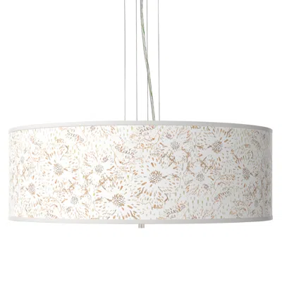 Giclee Gallery Windflowers Giclee 24" Wide 4-light Pendant Chandelier