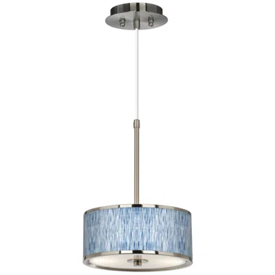 Giclee Glow 10 1/4" Wide Beachcomb Blue Shade Modern Mini Pendant