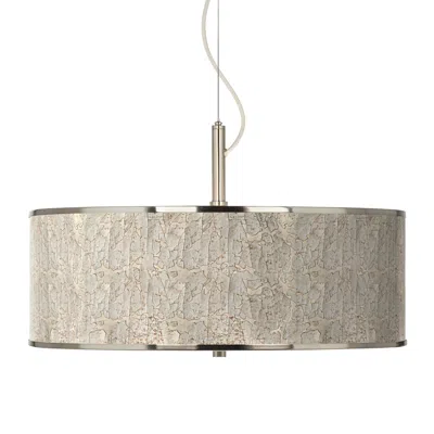 Giclee Glow 20" Wide Al Fresco Pattern Drum Shade Pendant Light