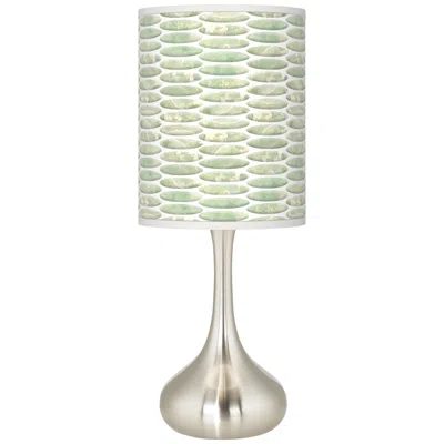 Giclee Glow 23 1/2" Oval Tempo Shade Modern Droplet Table Lamp