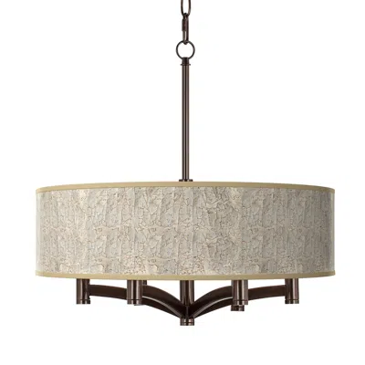 Giclee Glow Al Fresco Ava 6-light Bronze Pendant Chandelier