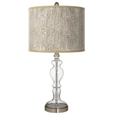 Giclee Glow Al Fresco Giclee Apothecary Clear Glass Table Lamp