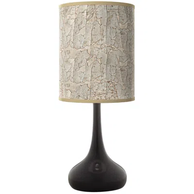 Giclee Glow Al Fresco Giclee Black Droplet Table Lamp