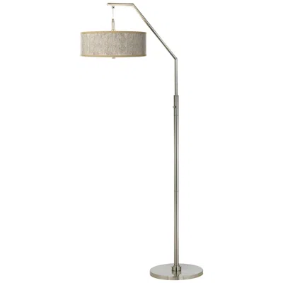 Giclee Glow Al Fresco Giclee Shade Arc Floor Lamp