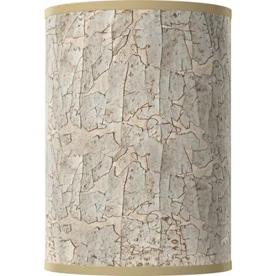 Giclee Glow Al Fresco White Giclee Round Cylinder Lamp Shade 8x8x11 (spider)