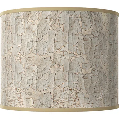 Giclee Glow Al Fresco White Giclee Round Drum Lamp Shade 14x14x11 (spider)