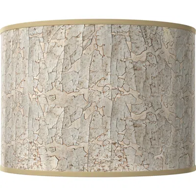 Giclee Glow Al Fresco White Giclee Round Drum Lamp Shade 15.5x15.5x11 (spider)