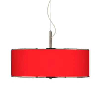 Giclee Glow All Red 20" Wide 3-light Modern Pendant Light