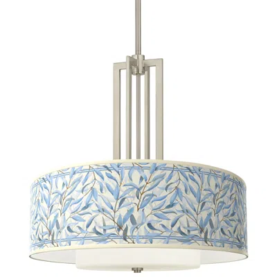 Giclee Glow Amity Carey 24" Brushed Nickel 4-light Chandelier